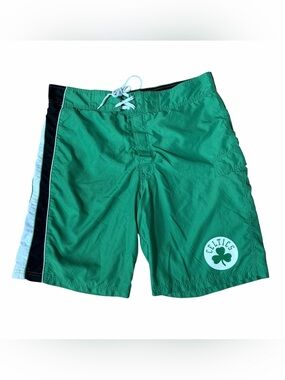 Boston Celtics XL Green Men's Swim Trunks Board Shorts